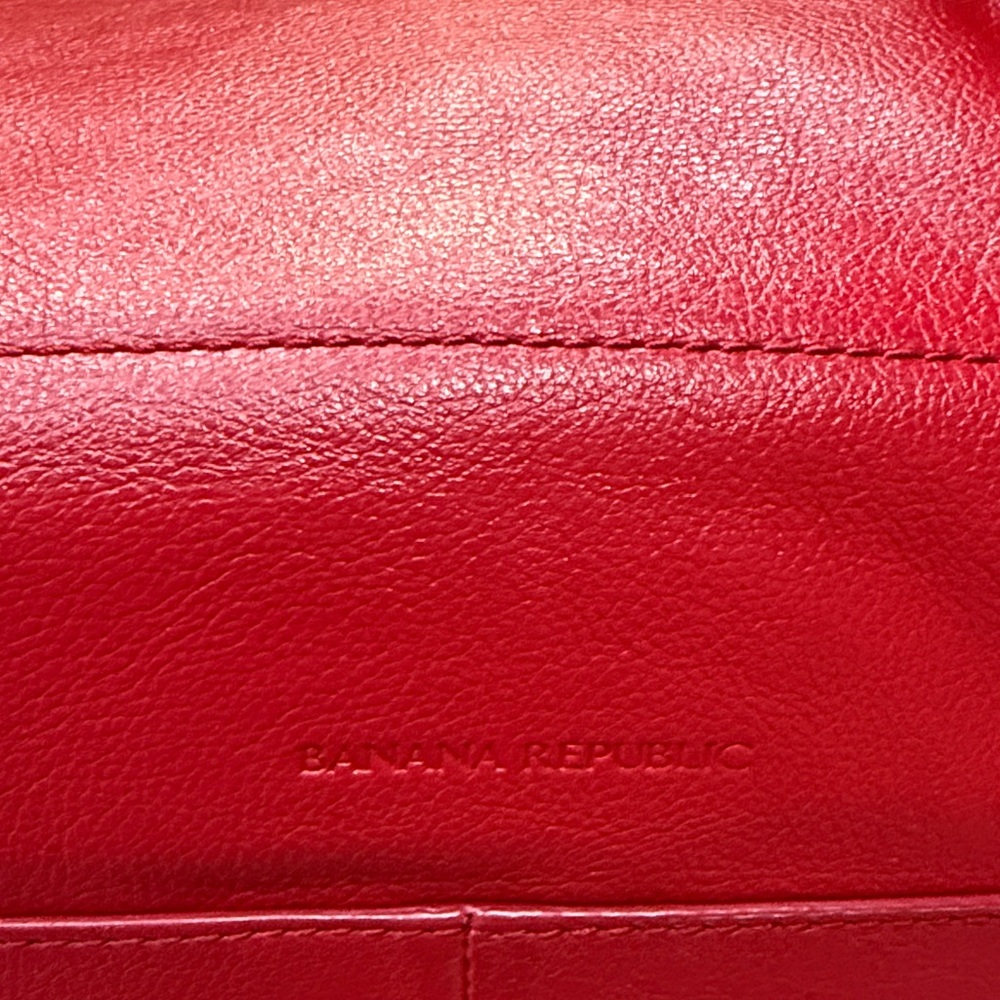 Banana Republic Vibrant Red Tote Bag - Picture 5 of 10